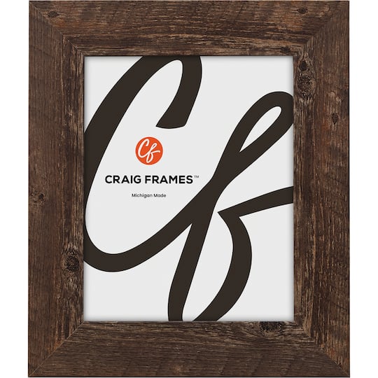 2 Pack Craig Frames American Barn Brown Oak Picture Frame